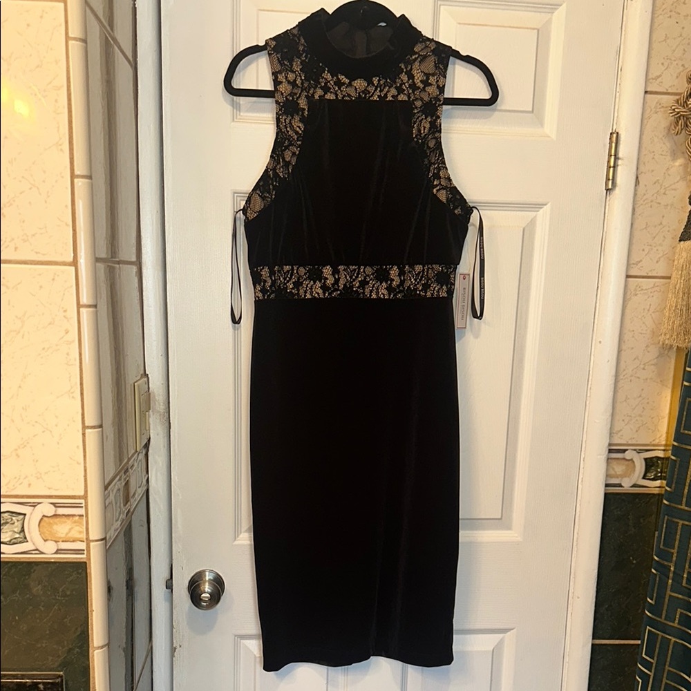 Bisou Bisou Michele Bohbot Holiday velvet Women’s Dress